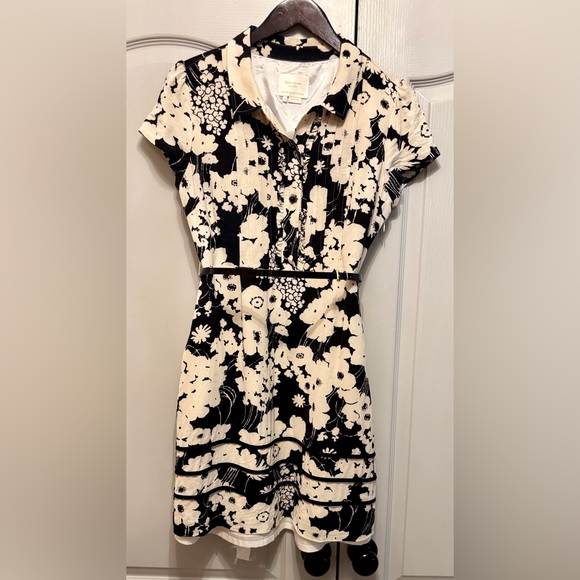 kate spade Dresses & Skirts - Kate Spade Black and Cream Floral Dress